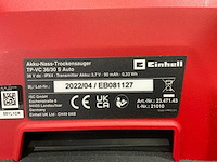 Einhell - tp-vc 36/30 s auto-solo - professionele stofzuiger - afbeelding 7 van  8