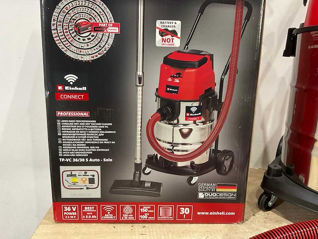 Einhell - tp-vc 36/30 s auto-solo - professionele stofzuiger - afbeelding 8 van  8