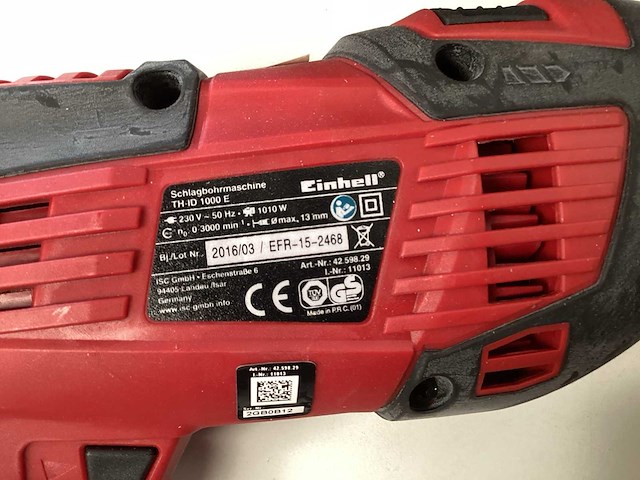 Einhell 1000e boormachine - afbeelding 4 van  7