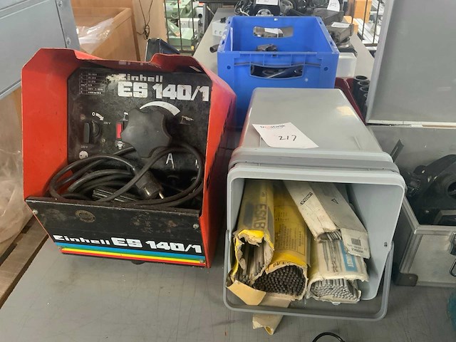 Einhell es 140/1 elektrode lasapparaat - afbeelding 1 van  3