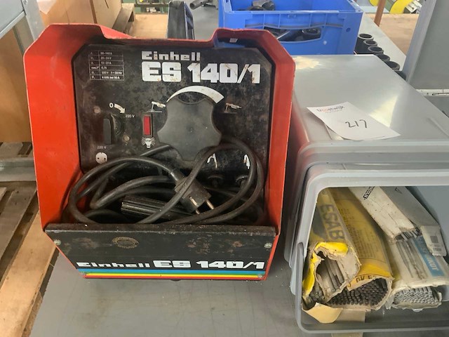 Einhell es 140/1 elektrode lasapparaat - afbeelding 2 van  3