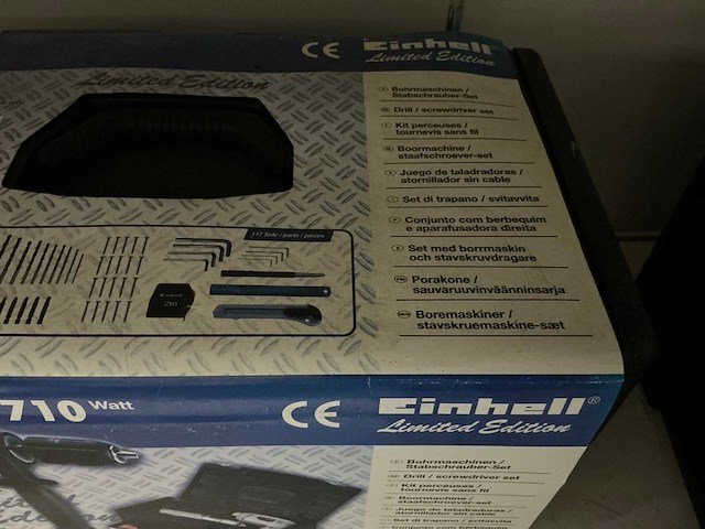 Einhell limited edition boormachine/staafschroever-set - afbeelding 1 van  1