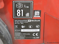 Einhell power x-change accu veegmachine te-sw 18/610 li-solo, 18v - afbeelding 9 van  9