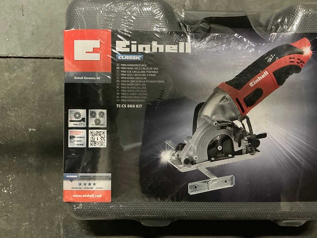 Einhell tc-cs 860 kit minihandcirkelzaag - afbeelding 2 van  2