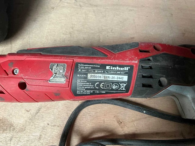 Einhell te-mg 200 ce multitool - afbeelding 1 van  1