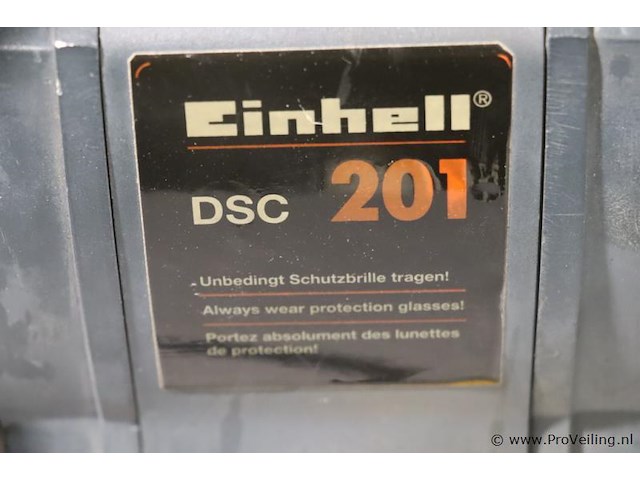 Einhell werkbank slijpmachine dsc 201-n - afbeelding 2 van  6