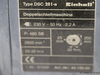 Einhell werkbank slijpmachine dsc 201-n - afbeelding 6 van  6
