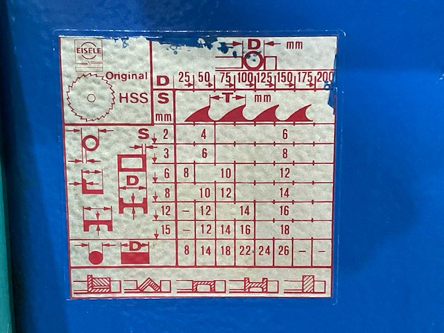 Eisele - vmt 120 - cirkelzaagmachine metaal - afbeelding 10 van  10