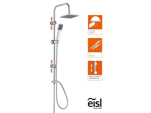 Eisl easy energy regendouche chroom - afbeelding 3 van  6