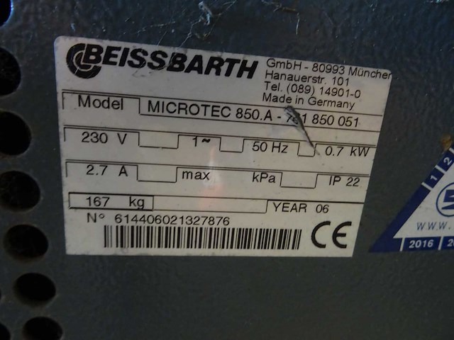 Eissbarth - 2006 - microtec 850-a - banden balanceerapparaat - afbeelding 5 van  5