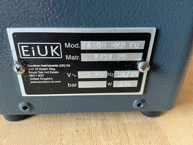 Eiuk t650m mk2 dry block temperature calibrator - afbeelding 4 van  5