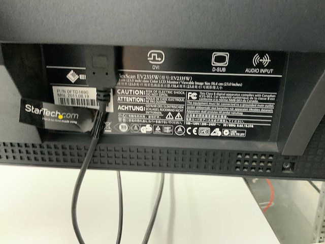 Eizo flexscan ev2335w monitor - afbeelding 5 van  5