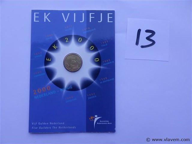 Ek vijfje 5 gulden 2000 - afbeelding 1 van  4