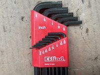Eklind set inbussleutels (2x) - afbeelding 2 van  2