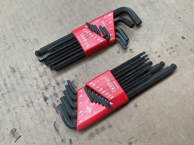 Eklind set inbussleutels (2x) - afbeelding 1 van  2