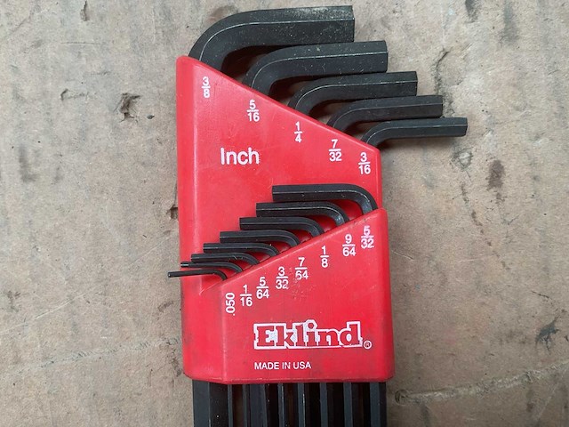 Eklind set inbussleutels (2x) - afbeelding 2 van  2