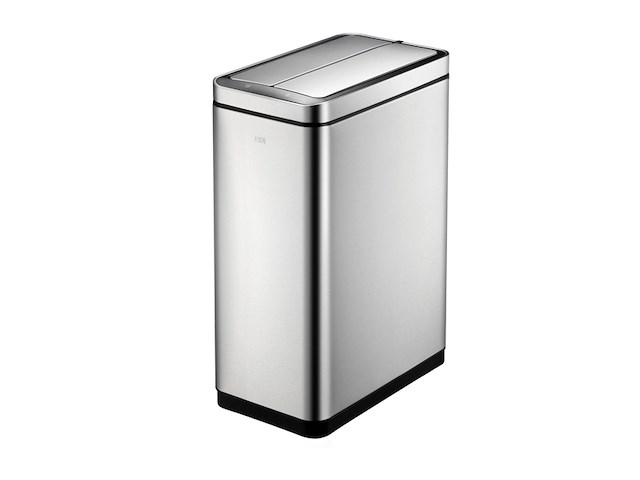 Eko deluxe phantom sensor afvalbak 45l zilver - afbeelding 1 van  5