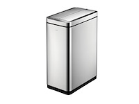 Eko deluxe phantom sensor afvalbak 45l zilver