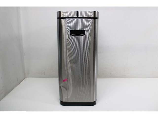 Eko deluxe phantom sensor afvalbak 45l zilver - afbeelding 4 van  5