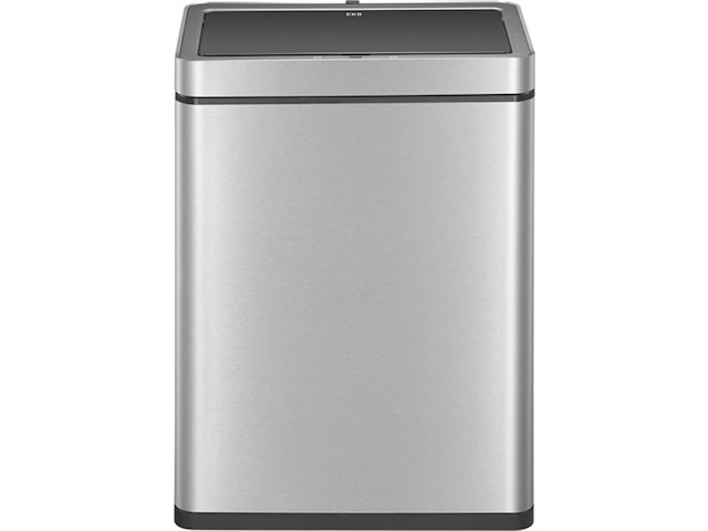 Eko mirage plus sensor prullenbak stainless steel plastic mat rvs - afbeelding 1 van  3