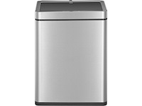 Eko mirage plus sensor prullenbak stainless steel plastic mat rvs - afbeelding 1 van  3