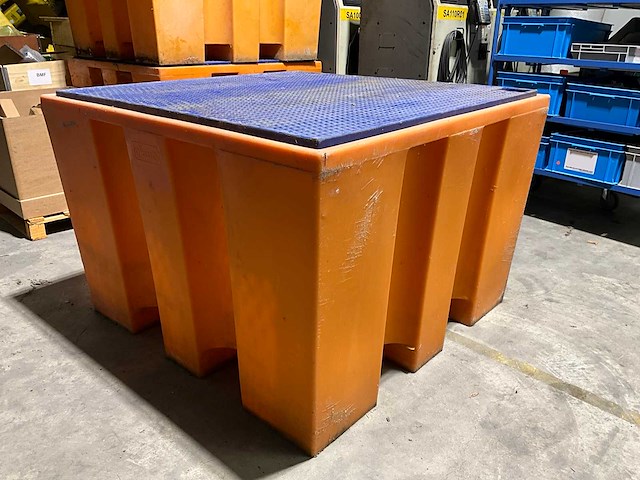 Ekwo high profile 4 x drum spill pallet - afbeelding 1 van  4