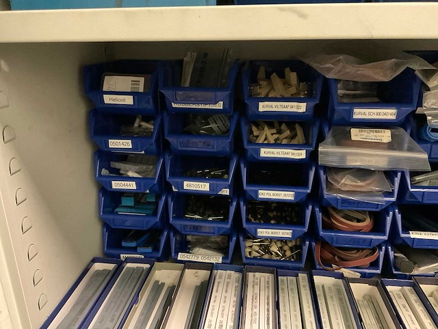 Ekwo kasten met inhoud polijst en slijp materialen (3x) - afbeelding 3 van  21