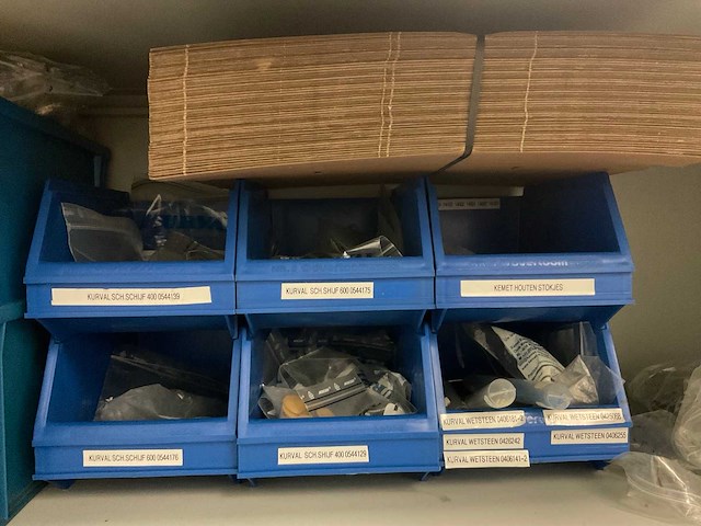 Ekwo kasten met inhoud polijst en slijp materialen (3x) - afbeelding 4 van  21