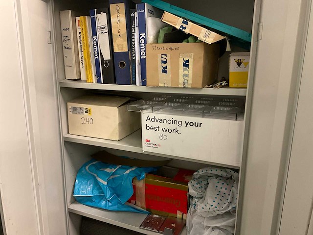 Ekwo kasten met inhoud polijst en slijp materialen (3x) - afbeelding 13 van  21