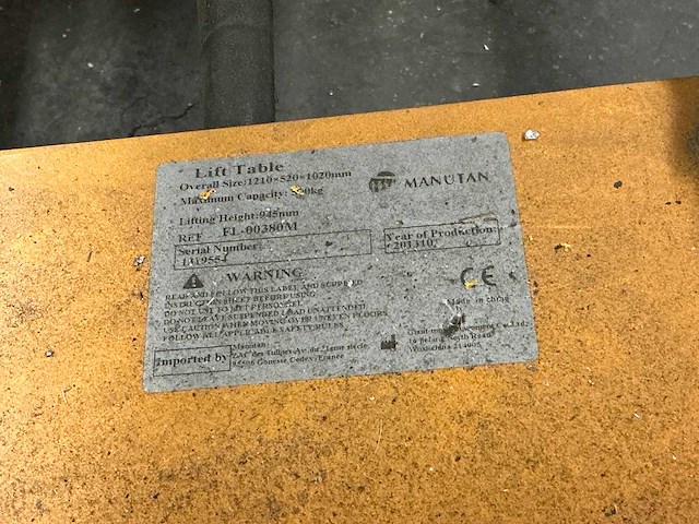 Ekwo plateau lift tafel - afbeelding 5 van  6