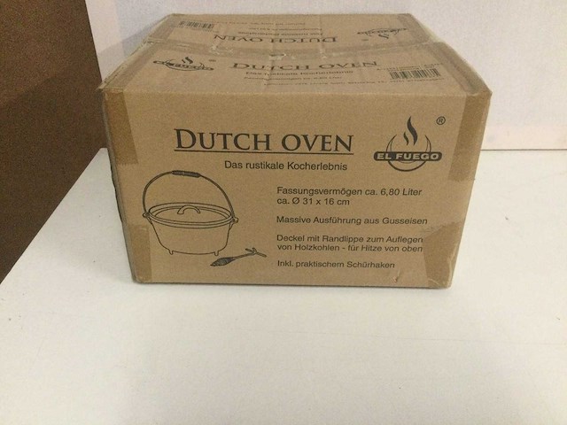 El fuego - ay0463 - dutch oven pan 6,8 liter - afbeelding 2 van  3