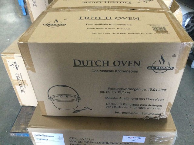 El fuego - ay0465 - dutch oven pan 15,04 liter - afbeelding 2 van  4