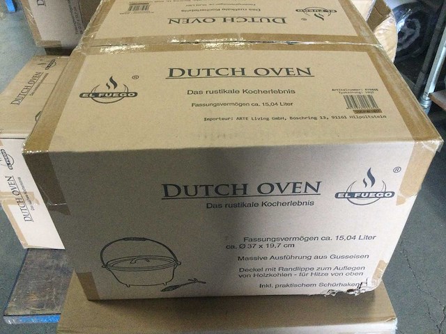 El fuego - ay0465 - dutch oven pan 15,04 liter - afbeelding 2 van  4