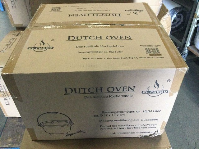 El fuego - ay0465 - dutch oven pan 15,04 liter - afbeelding 2 van  4
