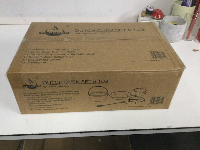 El fuego - ay4661 - 5-delige dutch oven set - afbeelding 2 van  5
