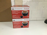 El fuego - tulsa - houtskool-bbq voor binnen en buiten. (2x) - afbeelding 2 van  5