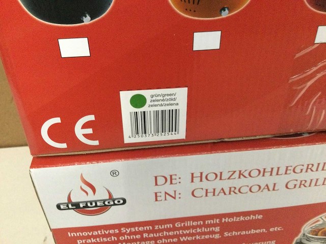 El fuego - tulsa - houtskool-bbq voor binnen en buiten. (2x) - afbeelding 4 van  5