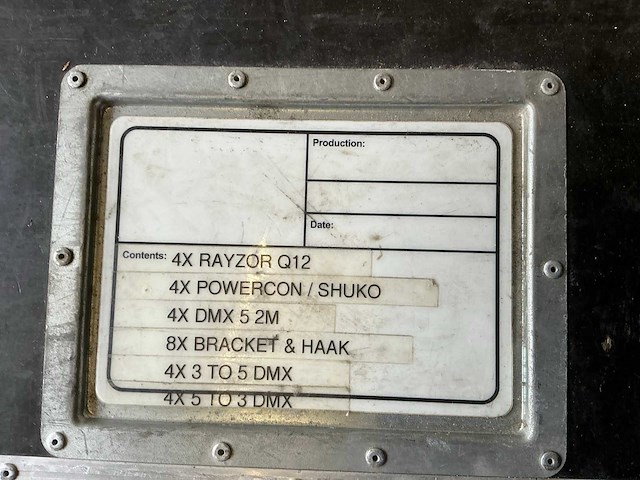 Elation razor q12 moving wash (4x) - afbeelding 7 van  8