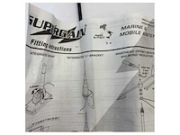 Elba vhf marine antenna 21-505-021 with antenna cable black 97 cm - afbeelding 6 van  7