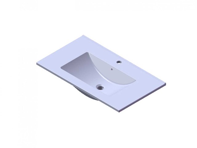 Elberti - badmeubelset hoogglans wit - 80 cm - afbeelding 4 van  5