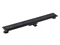 Elberti - douchegoot - mat zwart 80 cm - afbeelding 1 van  4