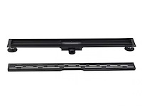 Elberti - douchegoot - mat zwart 80 cm - afbeelding 3 van  4