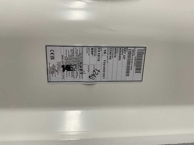 Elberti - get up wastafel - 90 x 40 cm - afbeelding 5 van  6