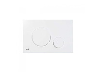 Elberti - toiletset compleet wit | wandcloset | bedieningspaneel | inbouwreservoir - afbeelding 3 van  5