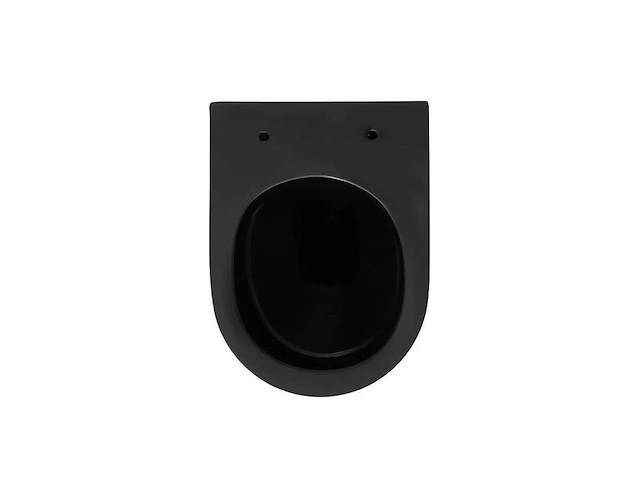 Elberti - toiletset mat zwart | wandcloset | bedieningspaneel | inbouwreservoir - afbeelding 3 van  6