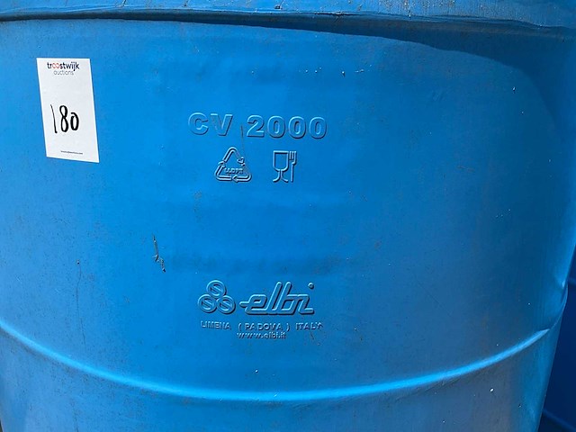 Elbi cv2000 watertank 2000liter - afbeelding 3 van  3