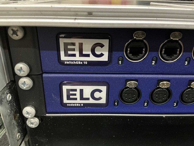 Elc dsl10gbx netwerkswitch met slavenode - afbeelding 2 van  3