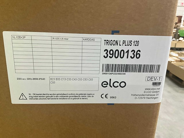 Elco trigon l plus 120 staande ketel - afbeelding 3 van  11