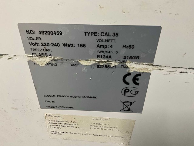 Elcold bovenlader cal 35 vrieskist - afbeelding 5 van  6