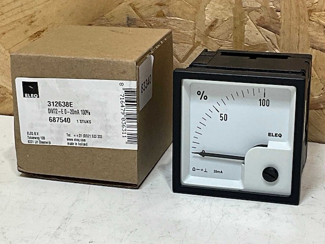 Elec 312639e amperemeter (4x) - afbeelding 1 van  3